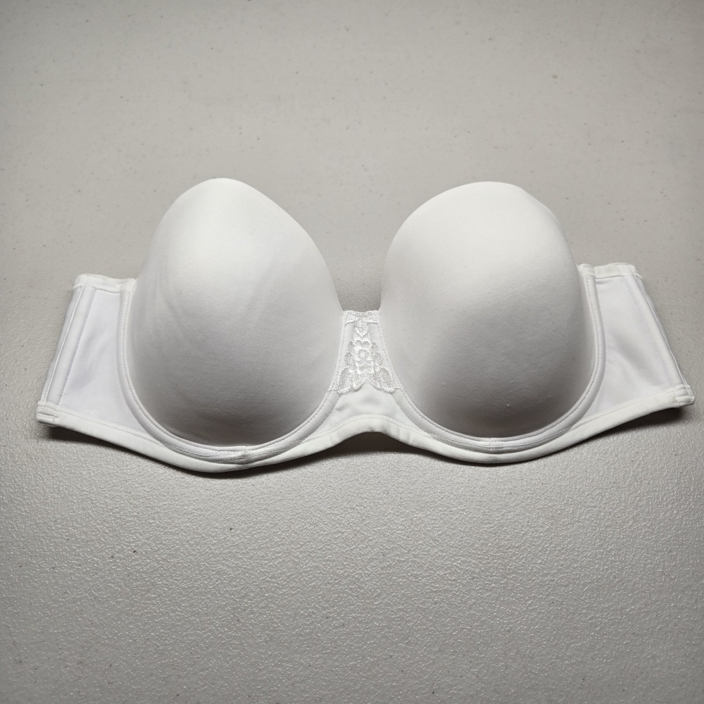 Vanity Fair Women Bra 40B White Strapless Underwired